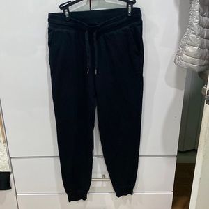 Black jogger sweatpants